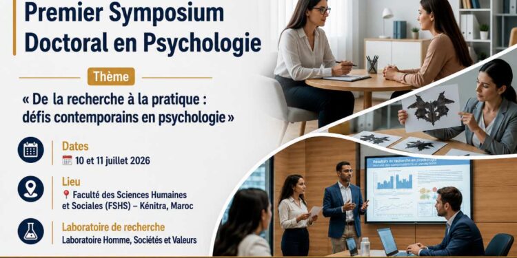 Appel à Communications : Premier Symposium Doctoral en Psychologie à Kénitra
